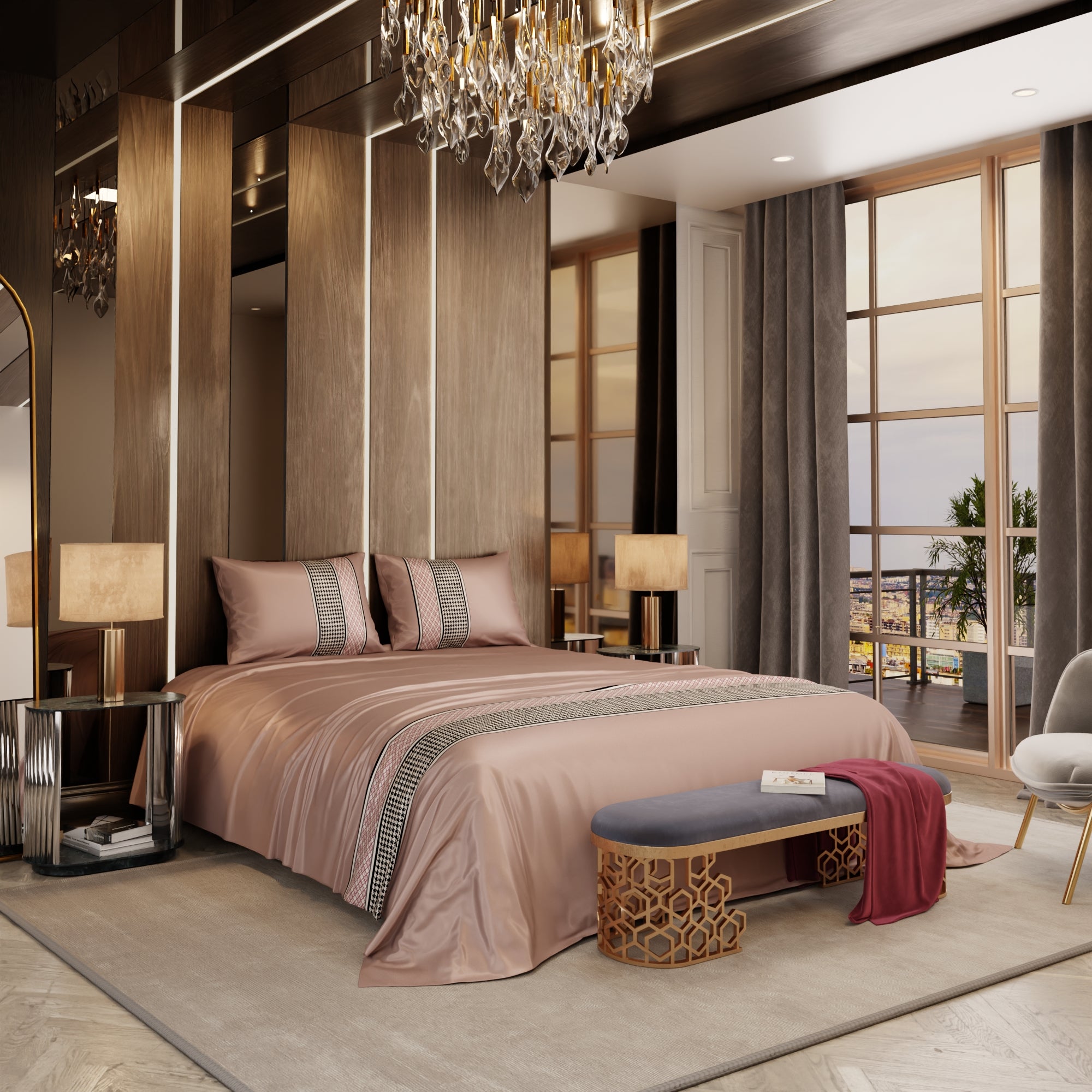 Estate of Kings Double Bedsheet Set