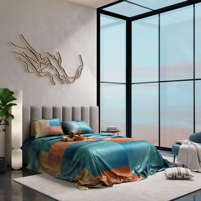 Aquaglow Ultra Satin Bedsheet Set