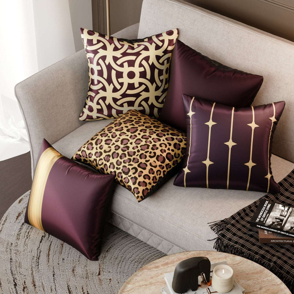 Charlotte’s Relic Cushion Cover 5 Pc Set
