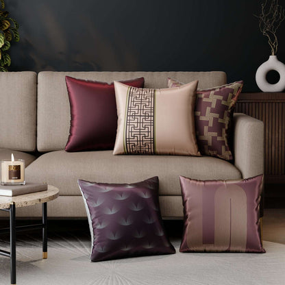 Cordelia’s Curtsey Cushion Cover 5 Pc Set