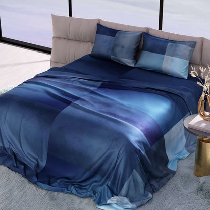 Evening Mirage Ultra Satin Bedsheet Set