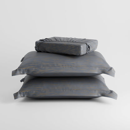 Golden Dusk  Luxstre Cotton Fitted Sheet Set