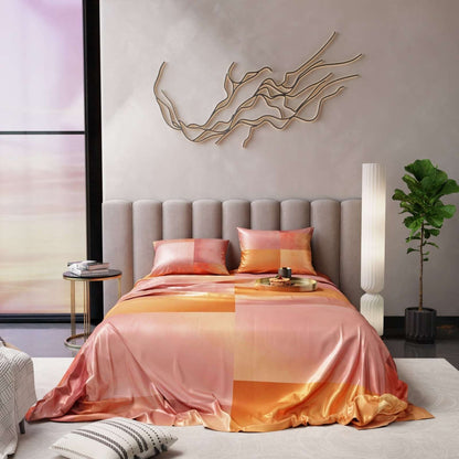Honey Mist Ultra Satin Bedsheet Set
