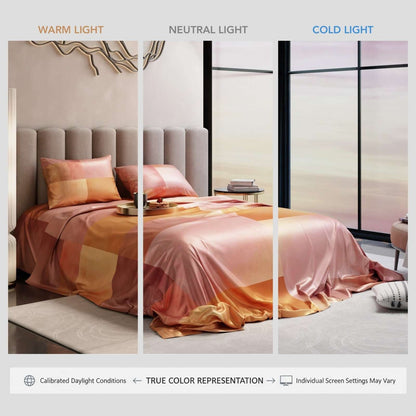 Honey Mist Ultra Satin Bedsheet Set