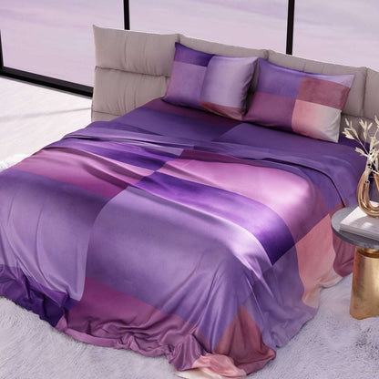 Lavender Haze Ultra Satin Bedsheet Set