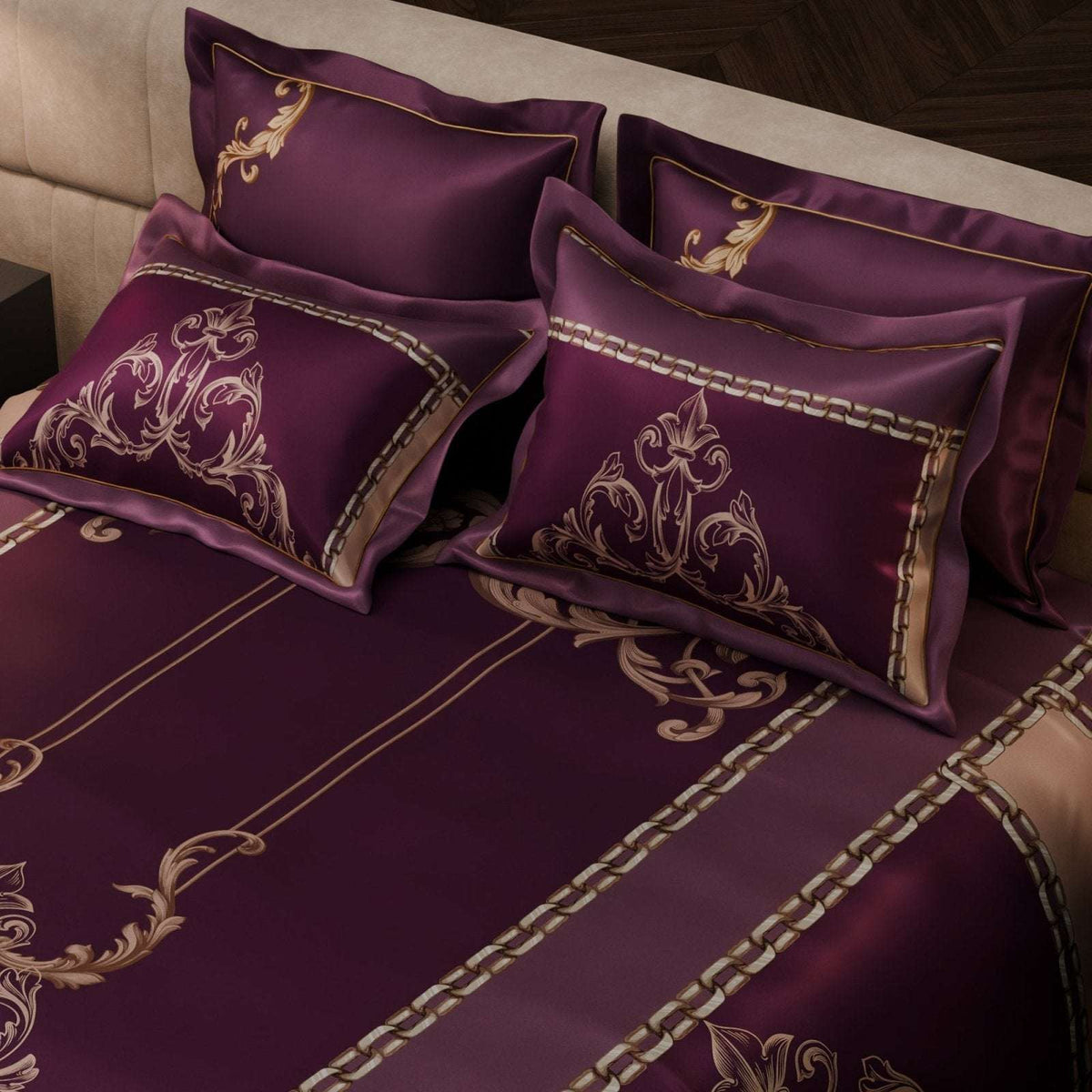 Opera Rouge UltraSatin Bedsheet Set