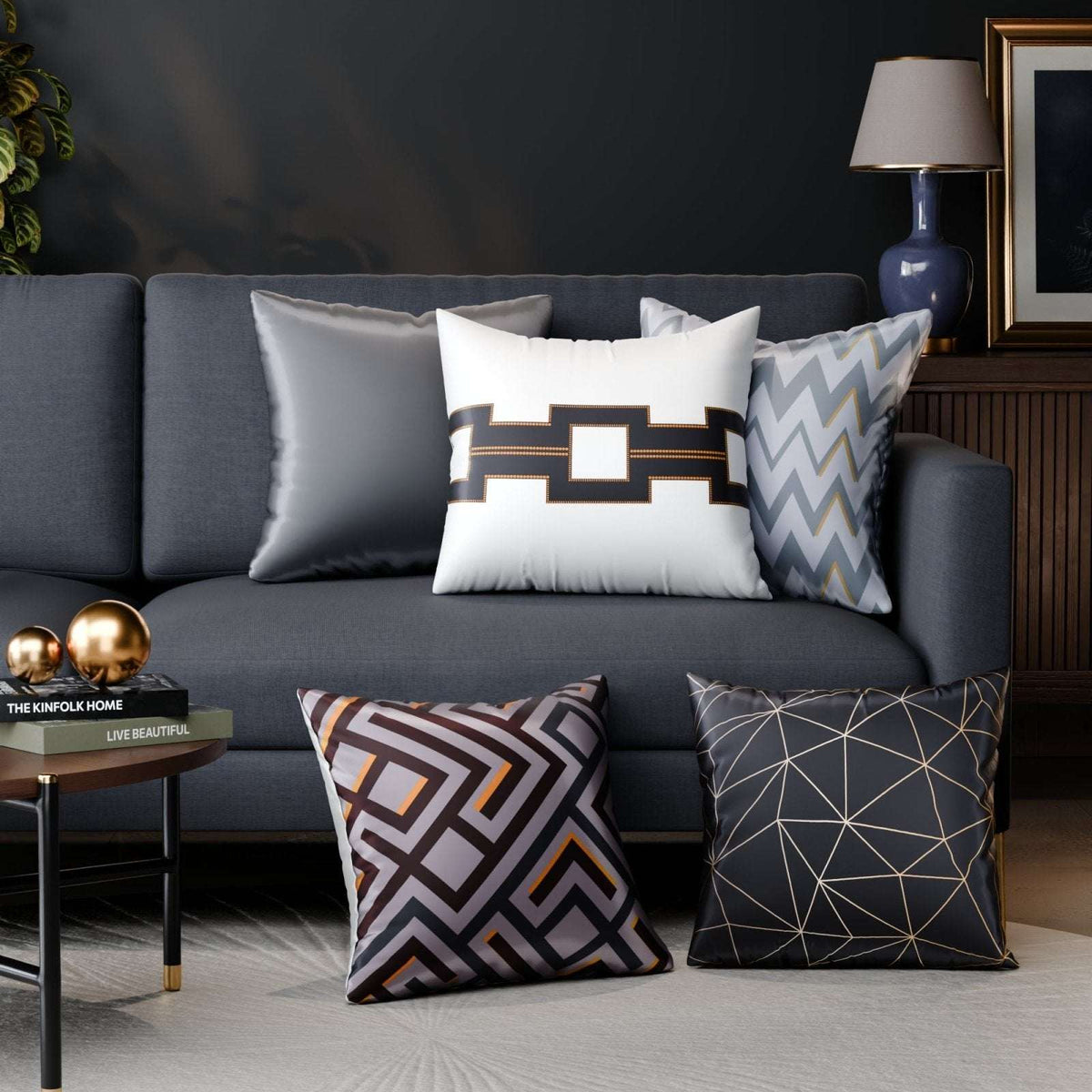 Ophelia’s Mirage Cushion Cover 5 Pc Set
