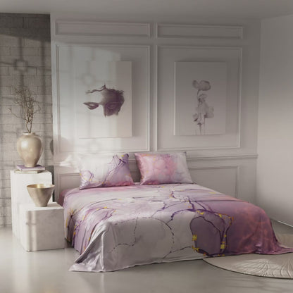 Beneath Lavender Skies Bedsheet Set