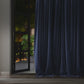 Blue Enigma Velvet Curtain