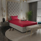 Flirty Red Fitted Bedsheet Set