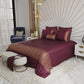 Majesty's Merlot 6 Piece Bedsheet Set Combo (with fillers)