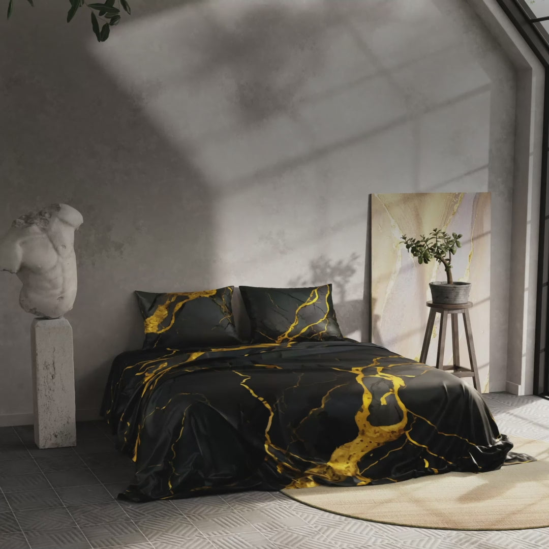 Embers in the Dark Bedsheet Set