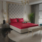 Flirty Red Fitted Bedsheet Set