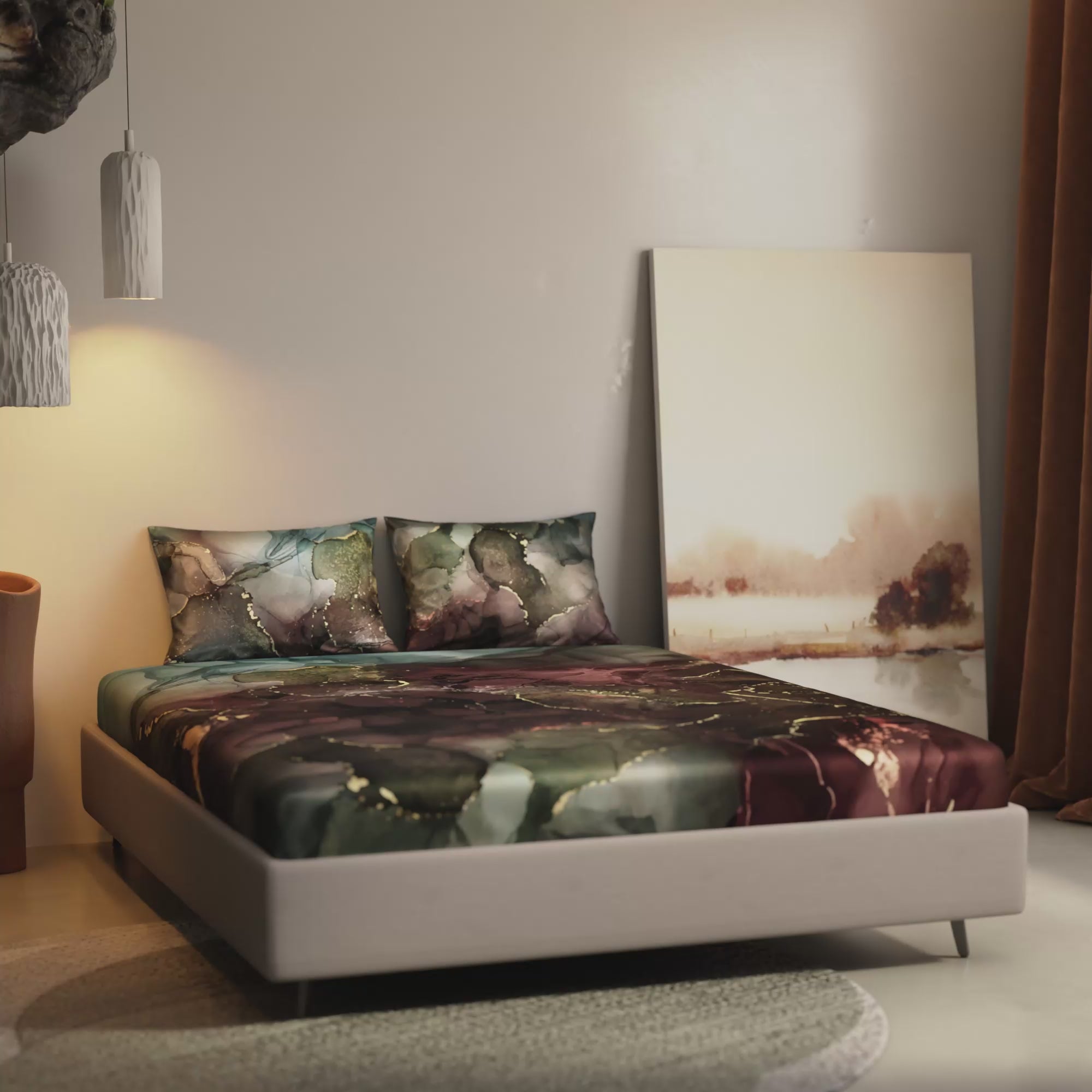 Dance of the Forest Fitted Bedsheet Set