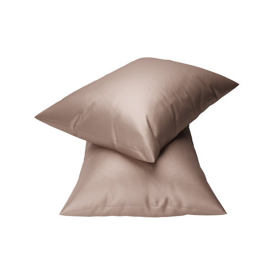 Stoa Paris Ultra Sateen Set of 2 Champagne Pillow Cover From SilkLike Collection