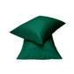 Stoa Paris Ultra Sateen Set of 2 Green Pillow Cover From SilkLike Collection