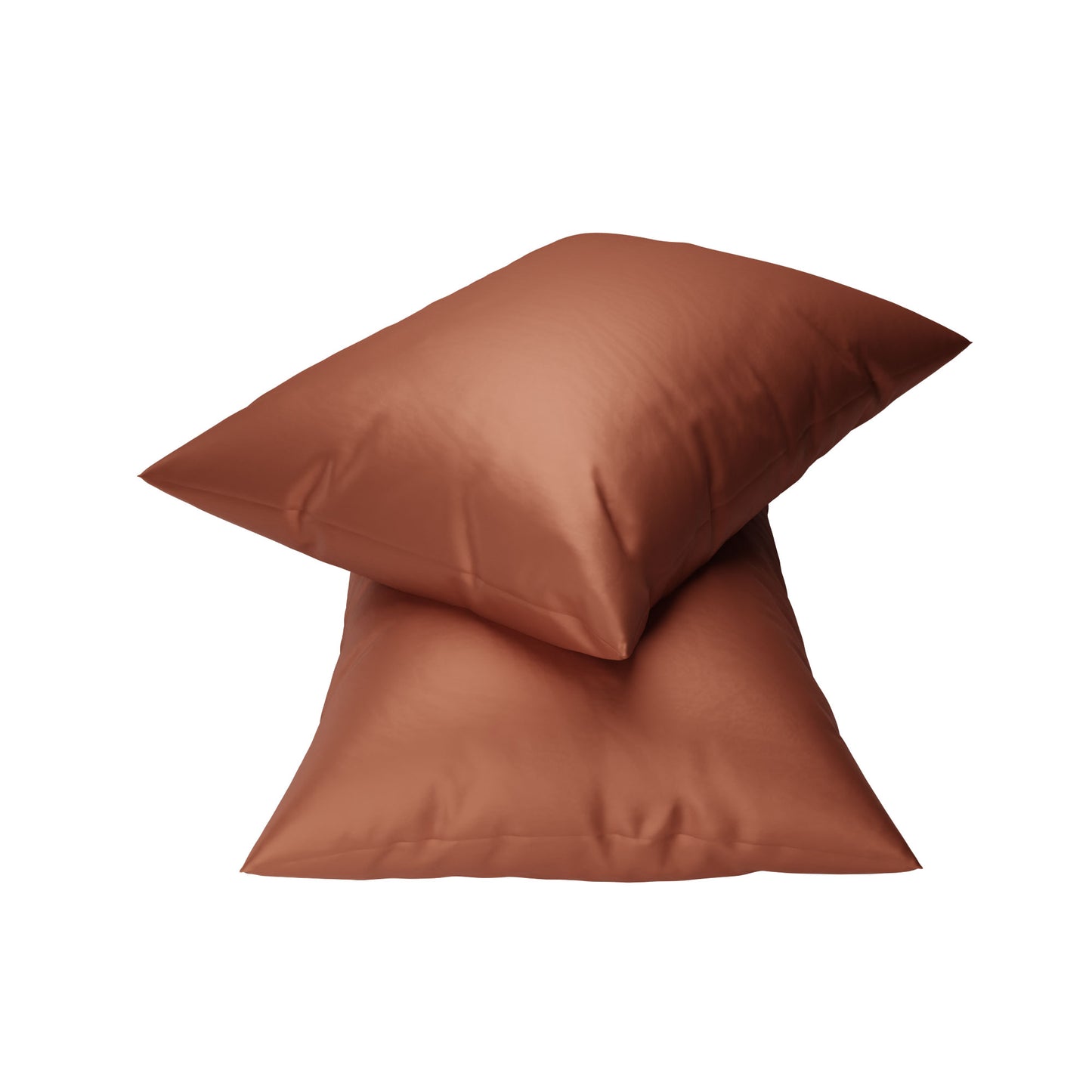 Stoa Paris Ultra Sateen Set of 2 Melted Caramel Pillow Cover From SilkLike Collection