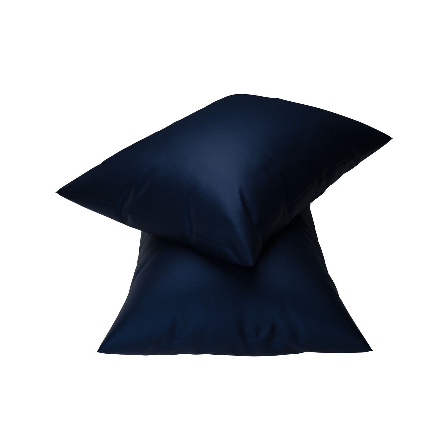 Stoa Paris Ultra Sateen Set of 2 Mystique Blue Pillow Cover From SilkLike Collection