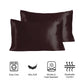 Stoa Paris Ultra Sateen Set of 2 Brown Pillow Cover From SilkLike Collection