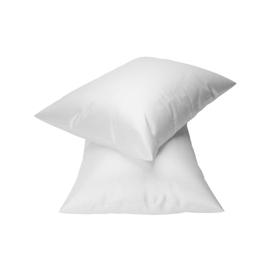 Stoa Paris Ultra Sateen Set of 2 White Pillow Cover From SilkLike Collection